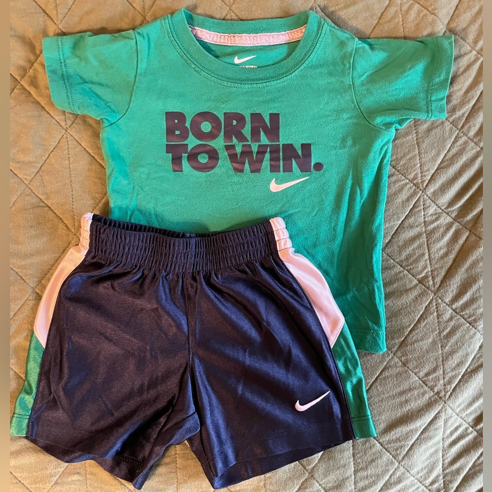 Kids/Toddler boy Nike matching athletic set- 12 months